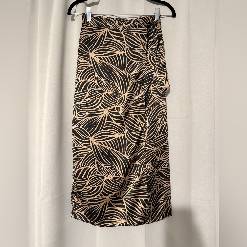 Midi Skirt Tie Waist